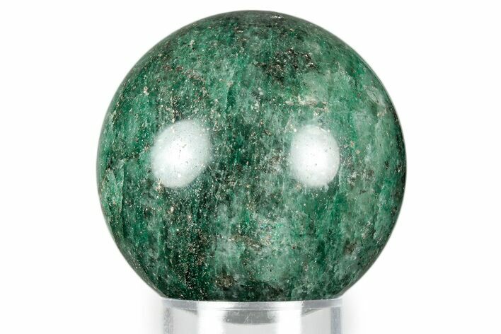 Polished Fuchsite Sphere - Madagascar #349689